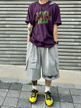 Scull cargo sweat bermuda pants 2C
