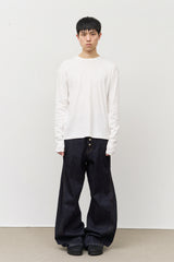 Used Raw Structure Denim