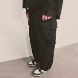 グランジワイドカーゴパンツ_ブラック