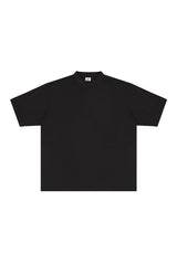 Heavyweight Cotton Mock Neck Tee