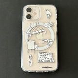 [MagSafe phone case] アンアンノーンキャット フォンケース