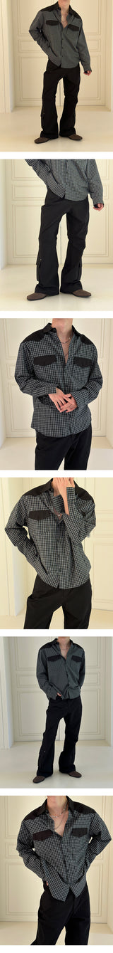 [F/W] Woody western pocket shirts (2color)