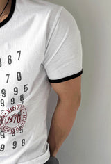 Cropped Muscle-Fit Archive T-Shirt
