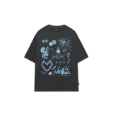 キッチュアイコングラフィックオーバーフィットTシャツ