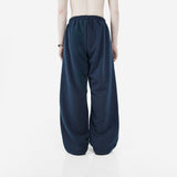 HIERARCHY STUDIOS TMTNW - Dusty Blue Four Stripes Baggy Pants