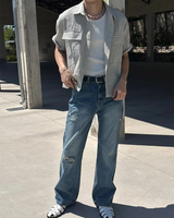 [S/S] Crop pocket check shirts(3color)