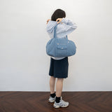 スポーティー ボストンバッグ - ブルー