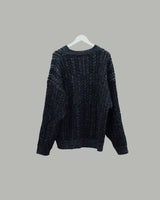 Ber Two-tone knit (Black)