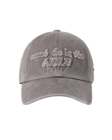 26SS ファブリックロゴアップリケボールキャップ