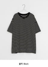 [unisex] キャニチボーダーカラー半袖Tシャツ