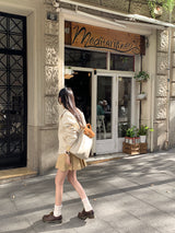 [MADE] Peto Pintuck Mini Skirt