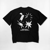 Grunge Symbol Over-fit T-Shirts - 4COLOR