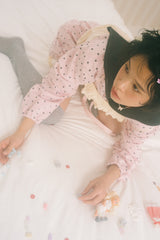 POLKA STAR PATCH SAILOR DRESS (PINK)