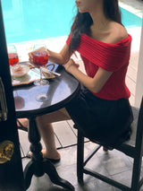 [MADE] SAYLIN PINTUCK MINI SKIRT