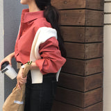 [High density fabric] ブリテンボキシーフィットオータムコットンシャツ