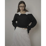 FREEZIA MIDI SKIRT-WHITE