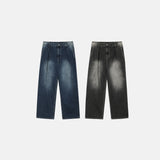 LMN Rover One-Tuck Half Banded Wide Denim (2 colors)