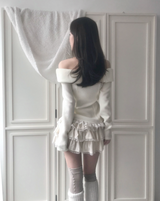 valentine eyelet two-piece set