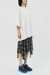 (W) Hippie Checked Skirt