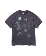 Drawing Diary Oversized T-shirt - Charcoal