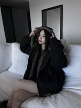 ヘアリーフードボンパージャケット