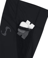 tタイスリットショートレギンス / Black