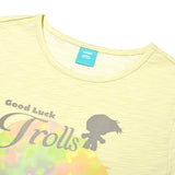 TROLLS SILHOUETTE SLIM FIT T-SHIRT - LIGHT YELLOW