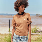 Rolled up sweater (Brown)
