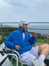 Liu Washing Cargo Banding Shorts
