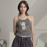 Vintage graphic ringer sleeveless