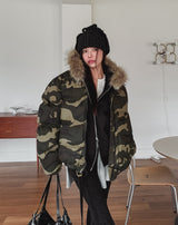 Oat camo lining padding