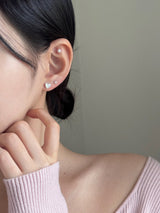[3 set] shy pearl heart piercing set