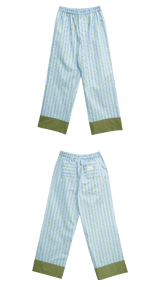 Sky Green Stripe Pants