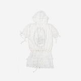 LACE HOODIE DRESS