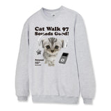 Cat Walk Sweatshirts - 6COLOR