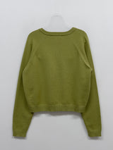 Viscose Raglan Round Neck Cardigan