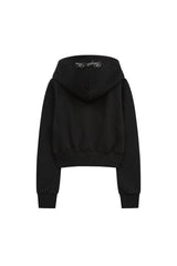 bt フードジップアップ (black)