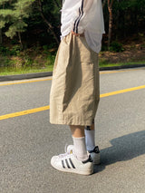 バルーンコーディドコットンハーフパンツ 3C