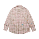 26SS CHECK PAINT SHIRT