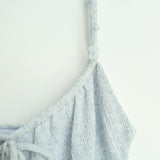 Ruffle Beads Ribbon Slip Dress 231837300