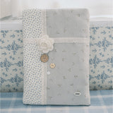 Blomming notebook pouch_mint cream
