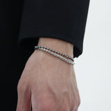Men's ブレスレットビーズサージカルチェーン_CLEF ヘッドルームブレスレット