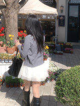 Mellow Slit Neck Button Knit Cardigan