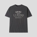 Army pigment dyeing short sleeve t-shirt