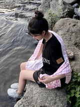 レザーポイントシグネチャーハーフTシャツ