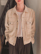 Brook Suede Trucker Jacket