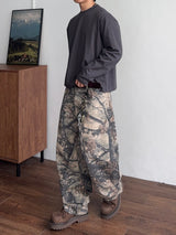 Curved Tree Wide Pants (2color) (No.1002)