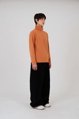 COLOR POP TURTLENECK T-SHIRTS - ORANGE