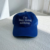 Lettering Embroidered Baseball Cap