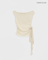 [MADE] Renne Wrap Uncovered Tank Top
